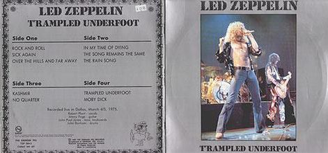 Led Zeppelin, Trampled Underfoot, 1975, The Swingin' Pig, 1990