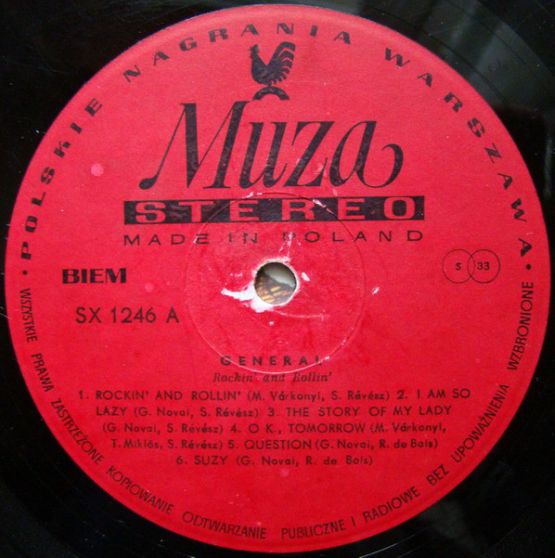 General, Rockin' & Rollin',     Muza, 1975