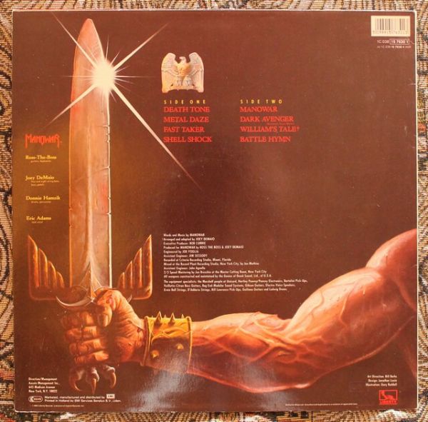 Manowar, Battle Hymns, 1982, 