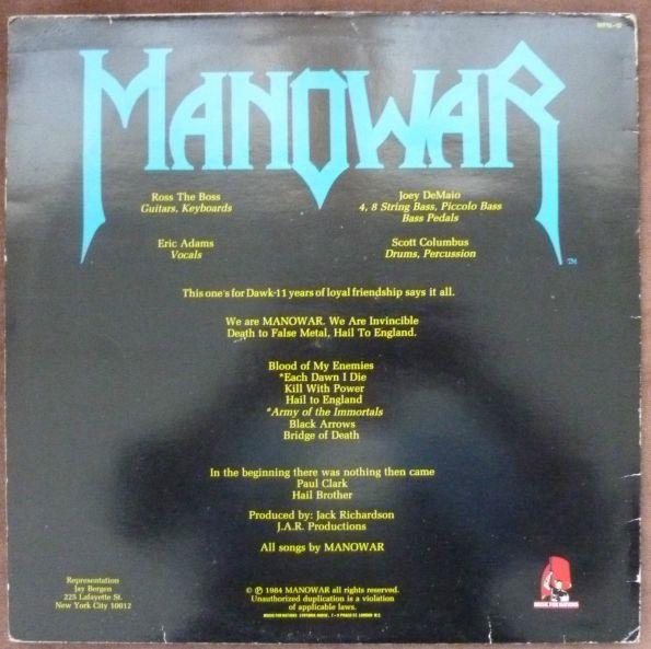 Manowar, 1984, England