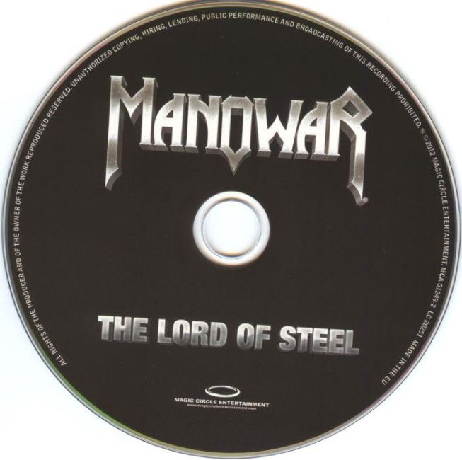 Manowar, The Lord of Steel, 2012, Retail Edition