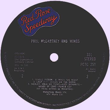 Wings, Red Rose Speedway, 1973, 