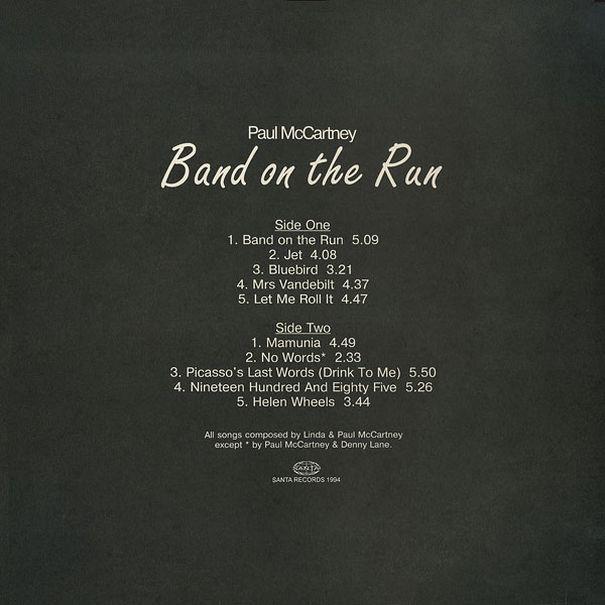 Wings, Band On The Run, 1973, 