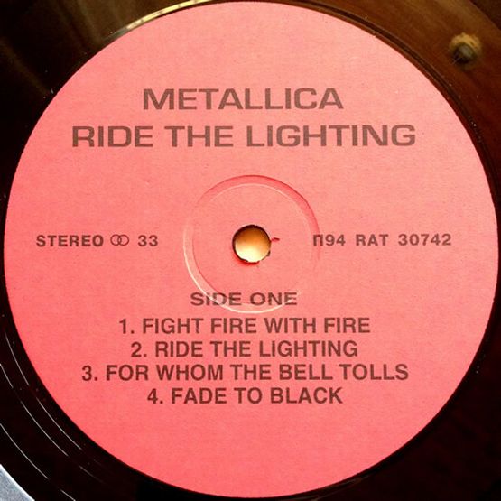 Ride the Lightning, 1994, 