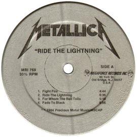 Metallica, Ride the Lightning, 1984, USA