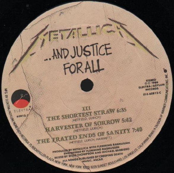 Metallica ...And Justice for All, 1988,  