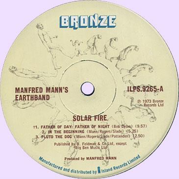 Manfred Mann's Earth Band, Solar Fire, 1973, Great Britain