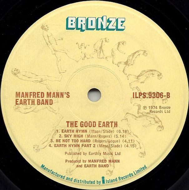 Manfred Mann's Earth Band, 1974, made in England