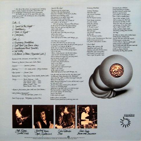 Manfred Mann's Earth Band, Nightingales & Bombers, 1975, 