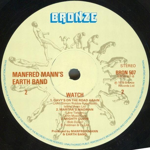 Manfred Mann's Earth Band, Watch, UK