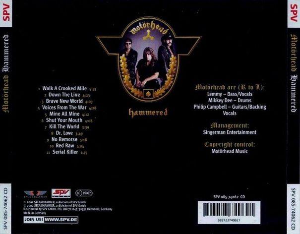 Motorhead, 2002, Hammered, 