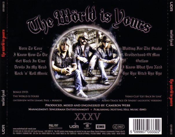 Motorhead, 2010, The World Is Yours, 