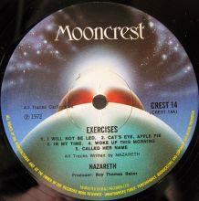 Nazareth, Exercises, Mooncrest