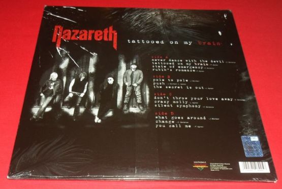 Nazareth, Tattooed On My Brain, 2018,  LP-, 2 LP