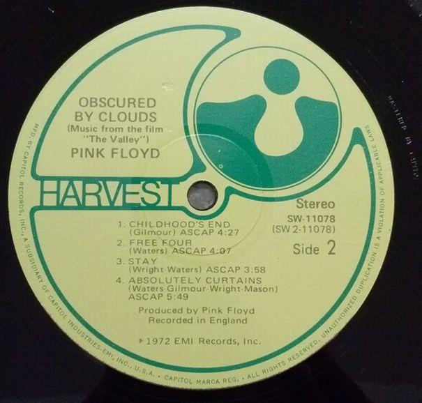 Pink Floyd, "Obscured by Clouds",  1975 . 