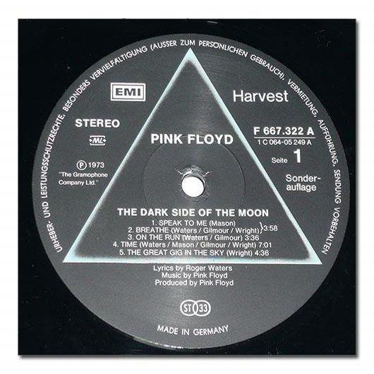 Pink Floyd, "The Dark Side of the Moon", -