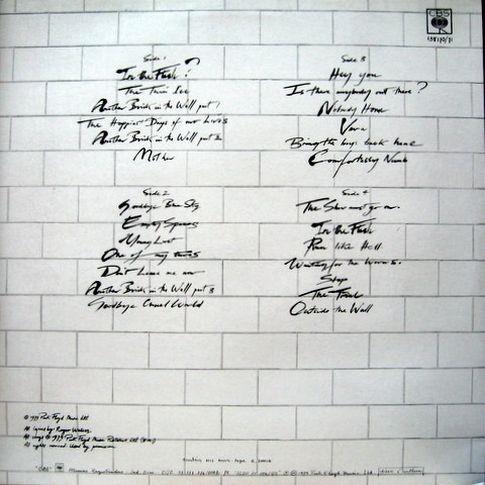 Pink Floyd, The Wall, 1979, Brasil