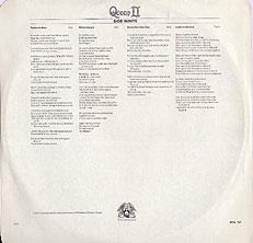 Queen II, 1974, UK