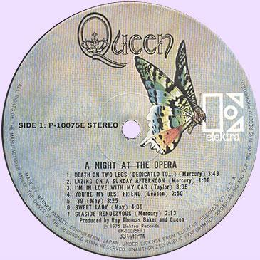 A Night At The Opera 1975, 