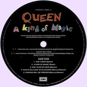 Queen, A Kind of Magic, 1986,  