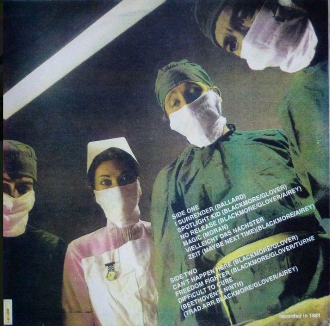 Rainbow, Difficult To Cure, Russia, Santa Records, 1994