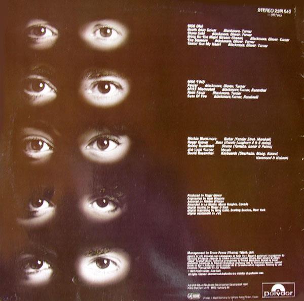 Rainbow, Straight Between the Eyes, 1982, Germany