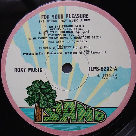 For Your Pleasure,  , 1973 .