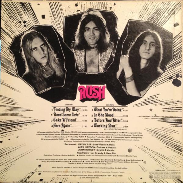 Rush, 1974, USA