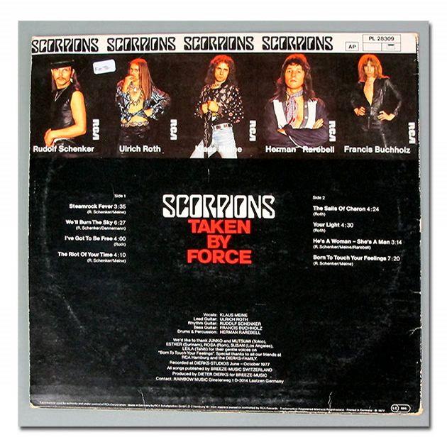 Scorpions, Taken by Force, 1977, 