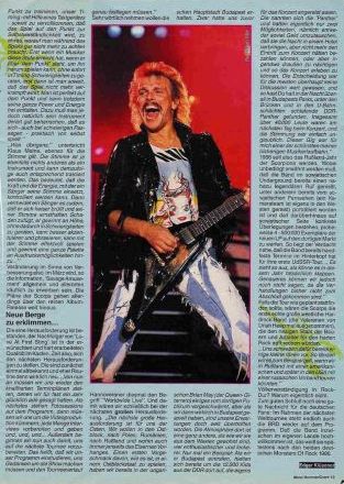 Scorpions, Metal Hammer,    Savage Amusement