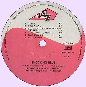 Shocking Blue "At Home", A-side