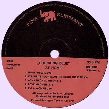 Shocking Blue "At Home", A-side