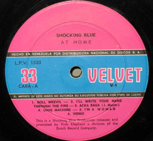 Shocking Blue "At Home", 1969, 