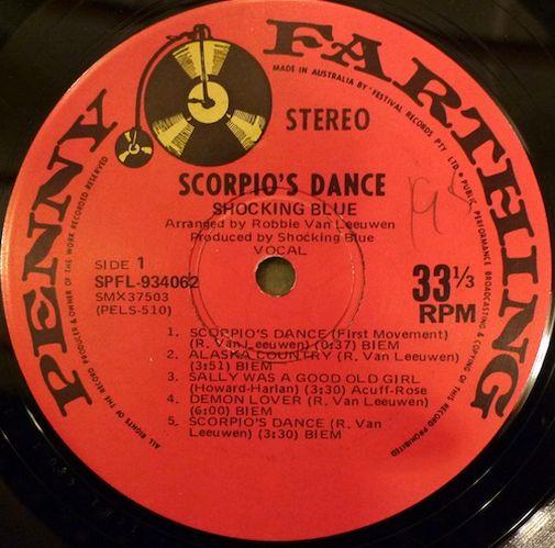 Shocking Blue "Scorpios Dance", 1970,  