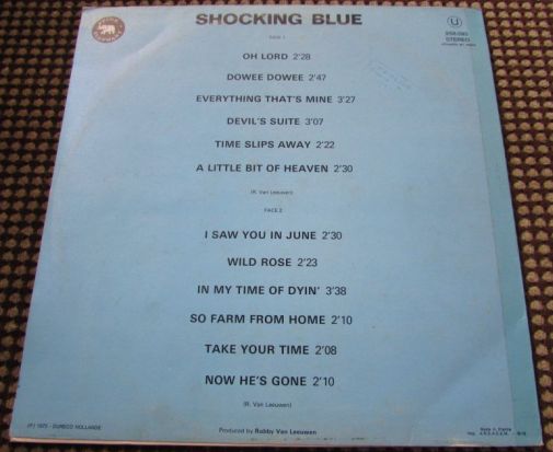 Shocking Blue "Ham", 1973, France