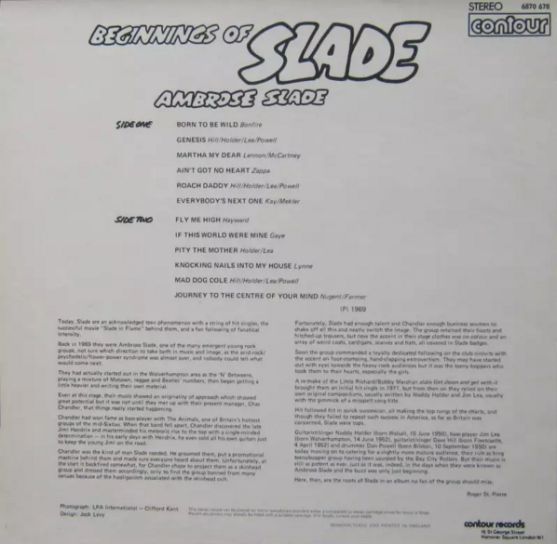 Beginnings Of Slade, 1969,   