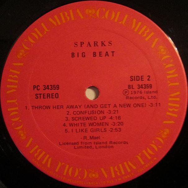 Sparks, Big Beat,  , 1976 