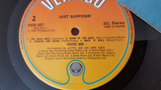 Just Supposin, 1980, UK