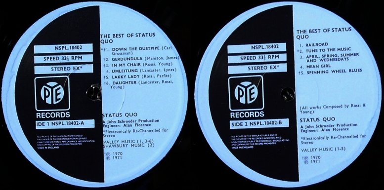 The Best Of Status Quo, 1973 ., 