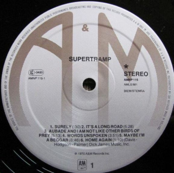 Supertramp, 1970,  