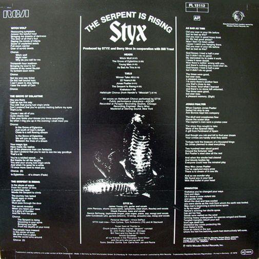 Styx, The Serpent Is Rising, 1973, 