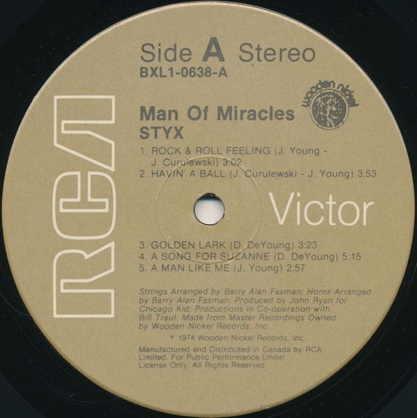 Man of Miracles, 1974, Canada