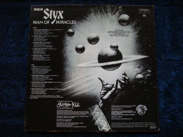 Styx, Man of Miracles, 1974, 