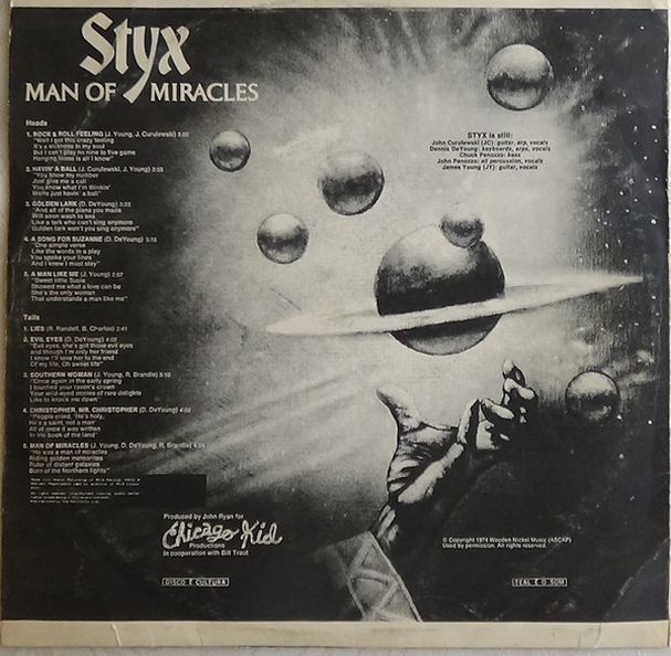 Styx, Man of Miracles,  