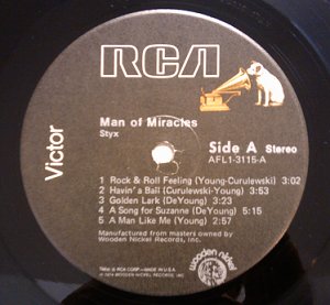 Styx, Man of Miracles, USA, 1979  