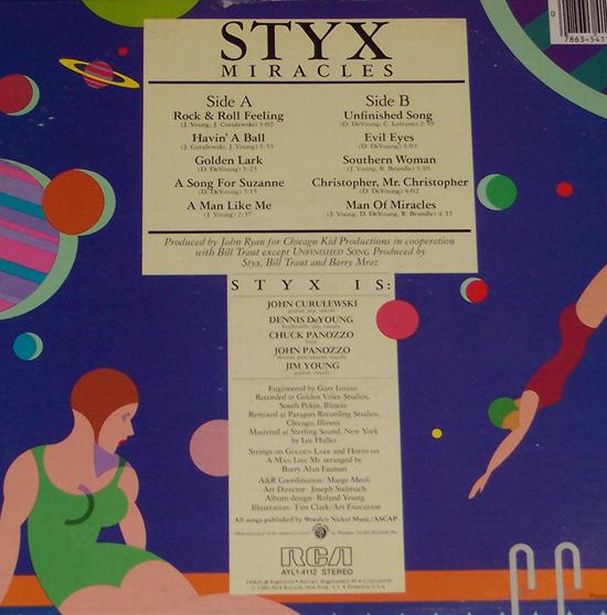 Styx, Man of Miracles, 1980  , USA