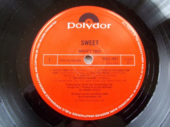 Sweet, Waters Edge, 1980