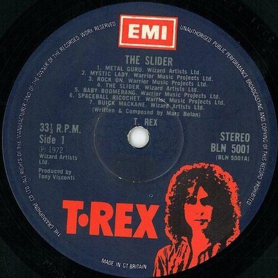 T. Rex, The Slider, 1972, England