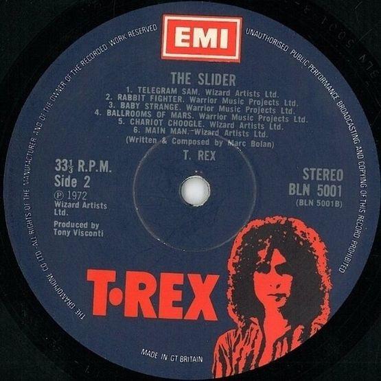 T. Rex, The Slider, 1972 .  