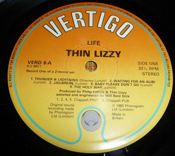 Thin Lizzy, Life, 1983 . England